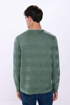 Springfield Jersey cuello doble verde