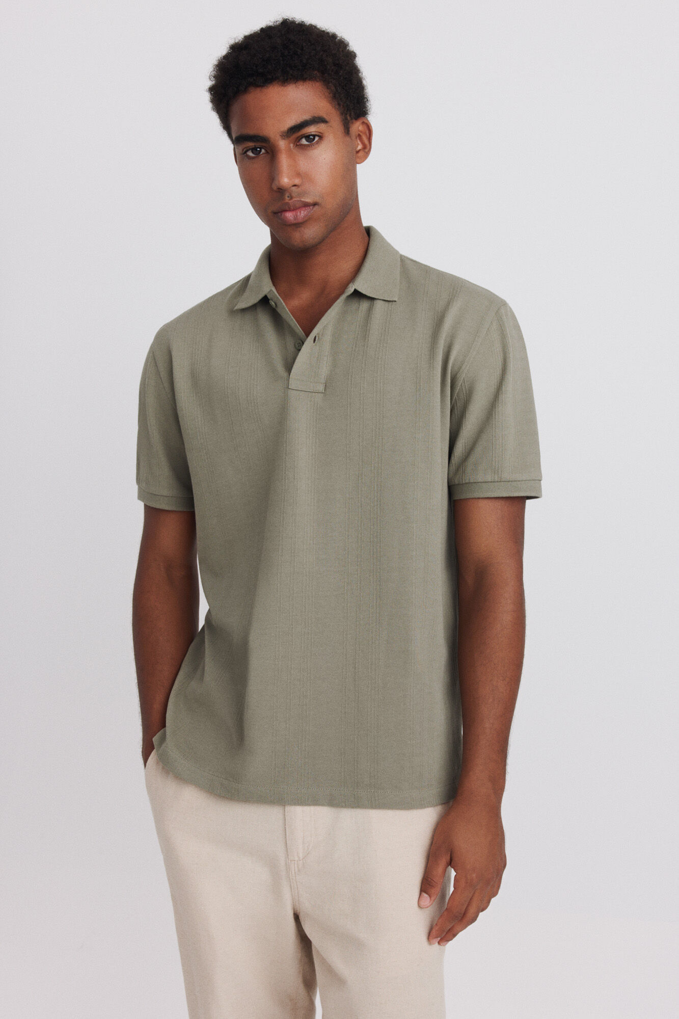 Springfield Polo de estructura slim fit