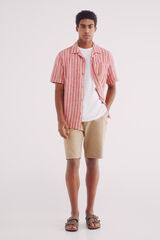 Springfield Bermudas algodón comfort fit beige