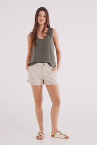 Springfield Shorts chino cintur&oacute;n 