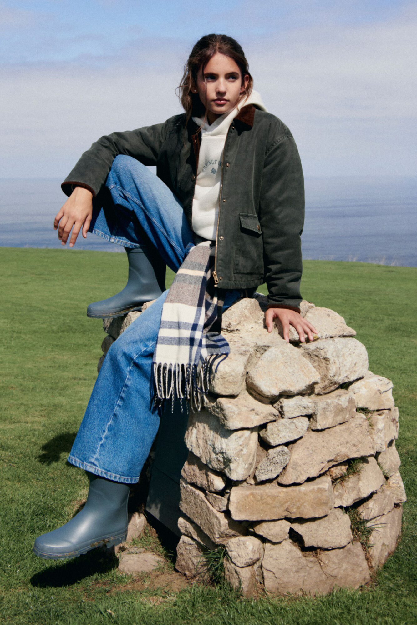 Springfield Kids Parka detalles ni&ntilde;a khaki