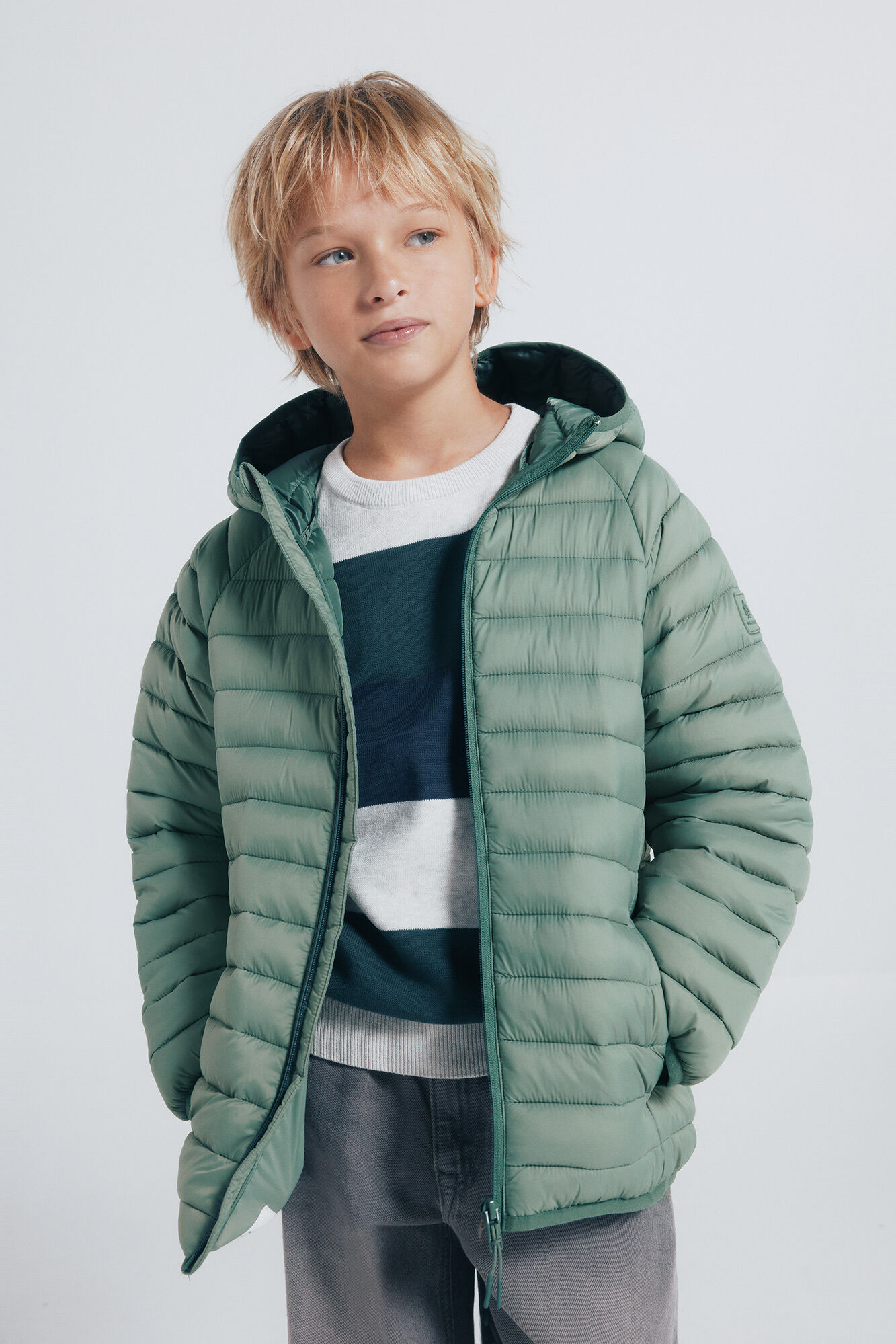 Springfield Kids Chaqueta acolchada ni&ntilde;o verde