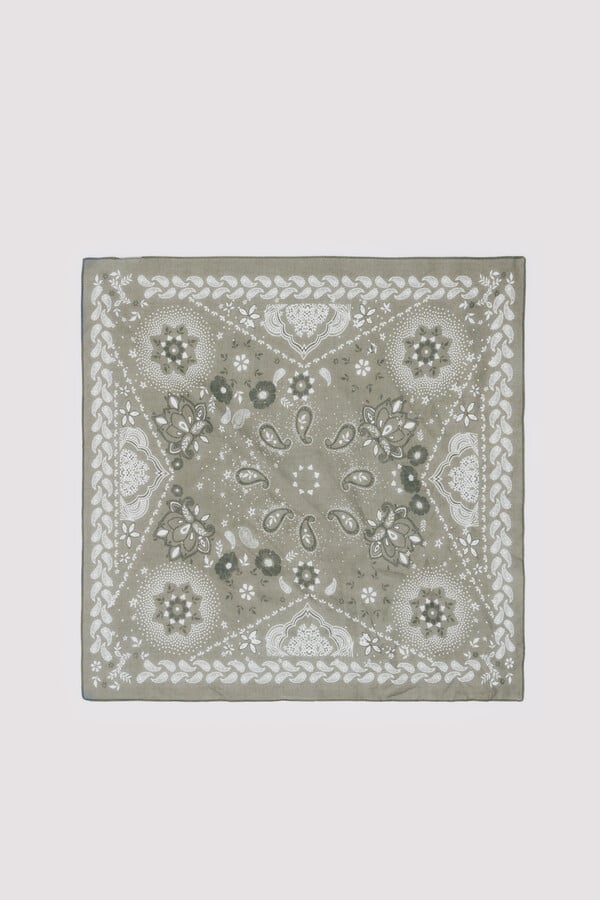 Springfield Pañuelo bandana de pañuelo kaki