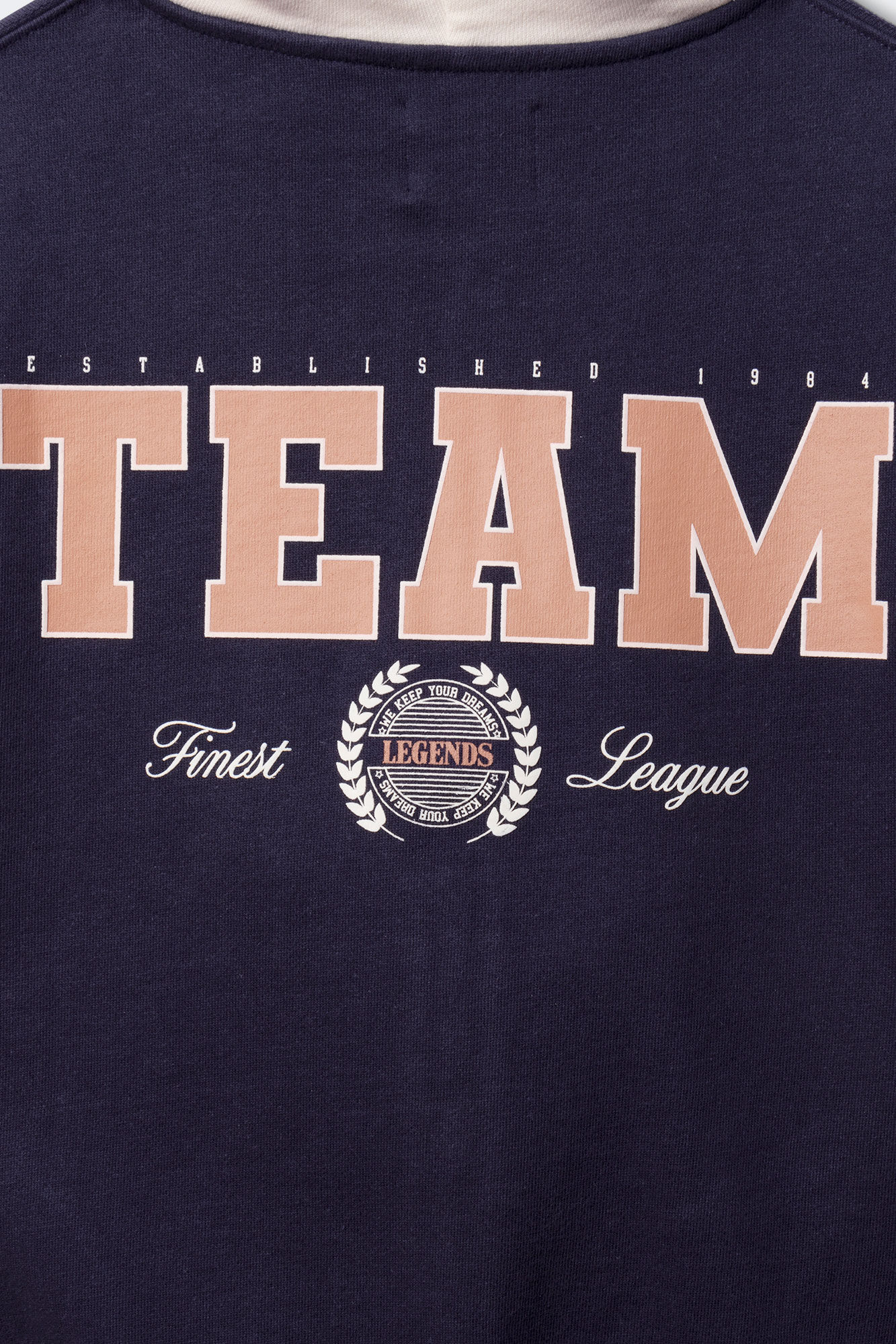 Springfield Kids Sudadera capucha varsity ni&ntilde;o azul