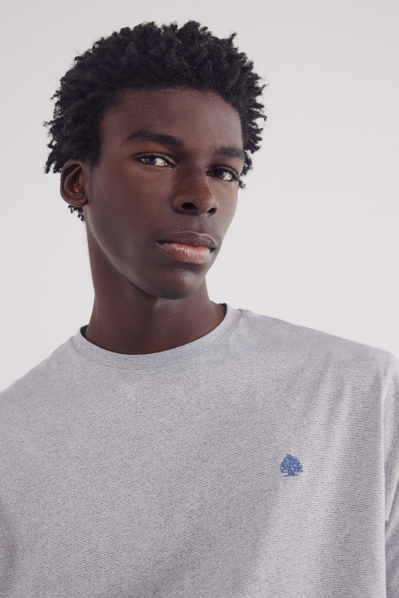 Springfield Camiseta Microraya Doble Tricot Homme - Manches Longues Rayées