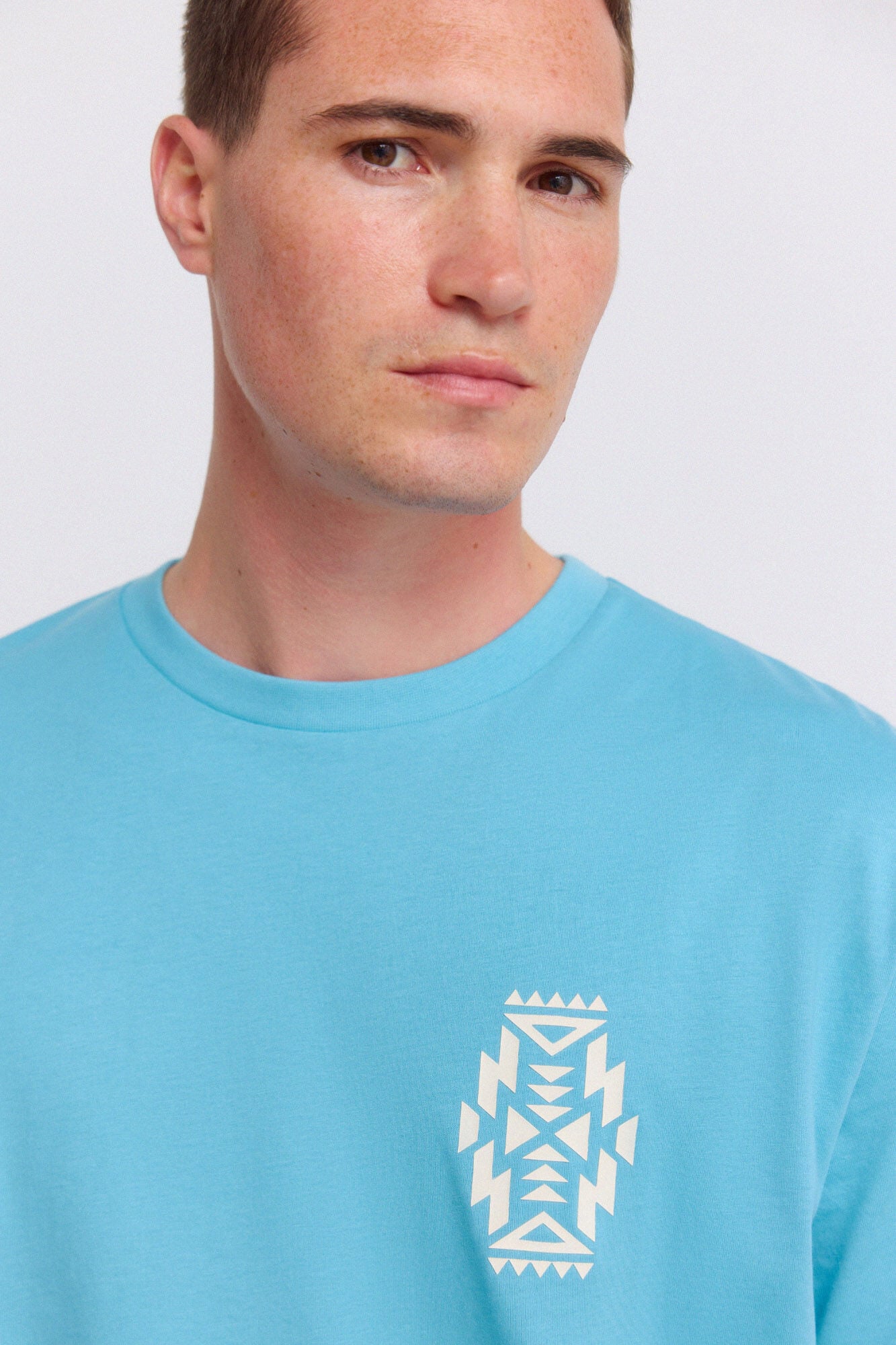 Springfield Playera ethnic blue azul