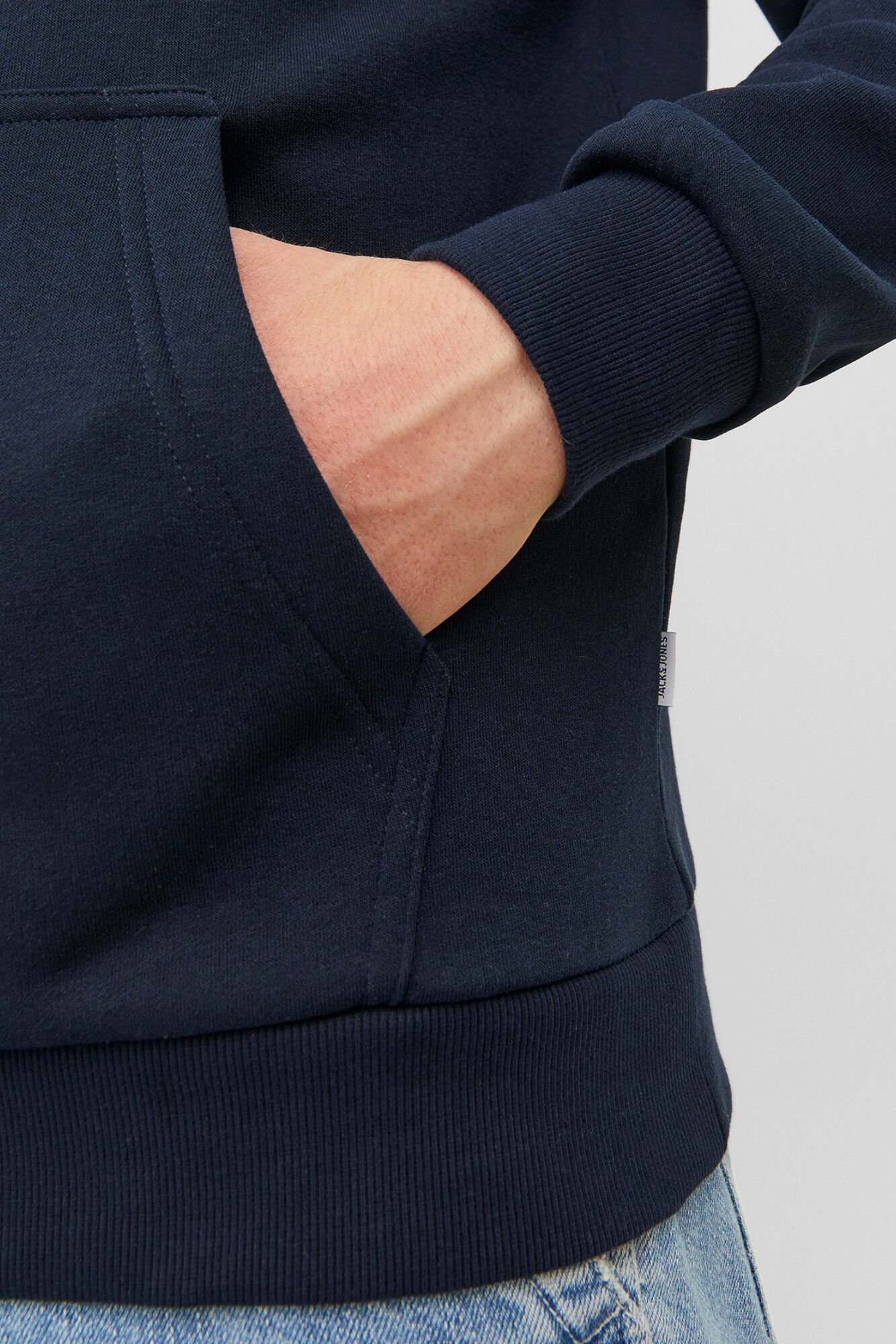 Jack & Jones Sudadera b&aacute;sica con capucha marino