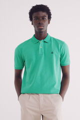 Springfield Polo piqué básico regular fit verde