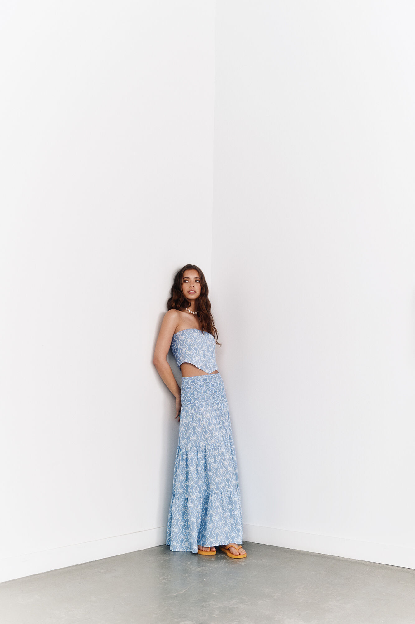 High Spirits Sky skirt azul indigo