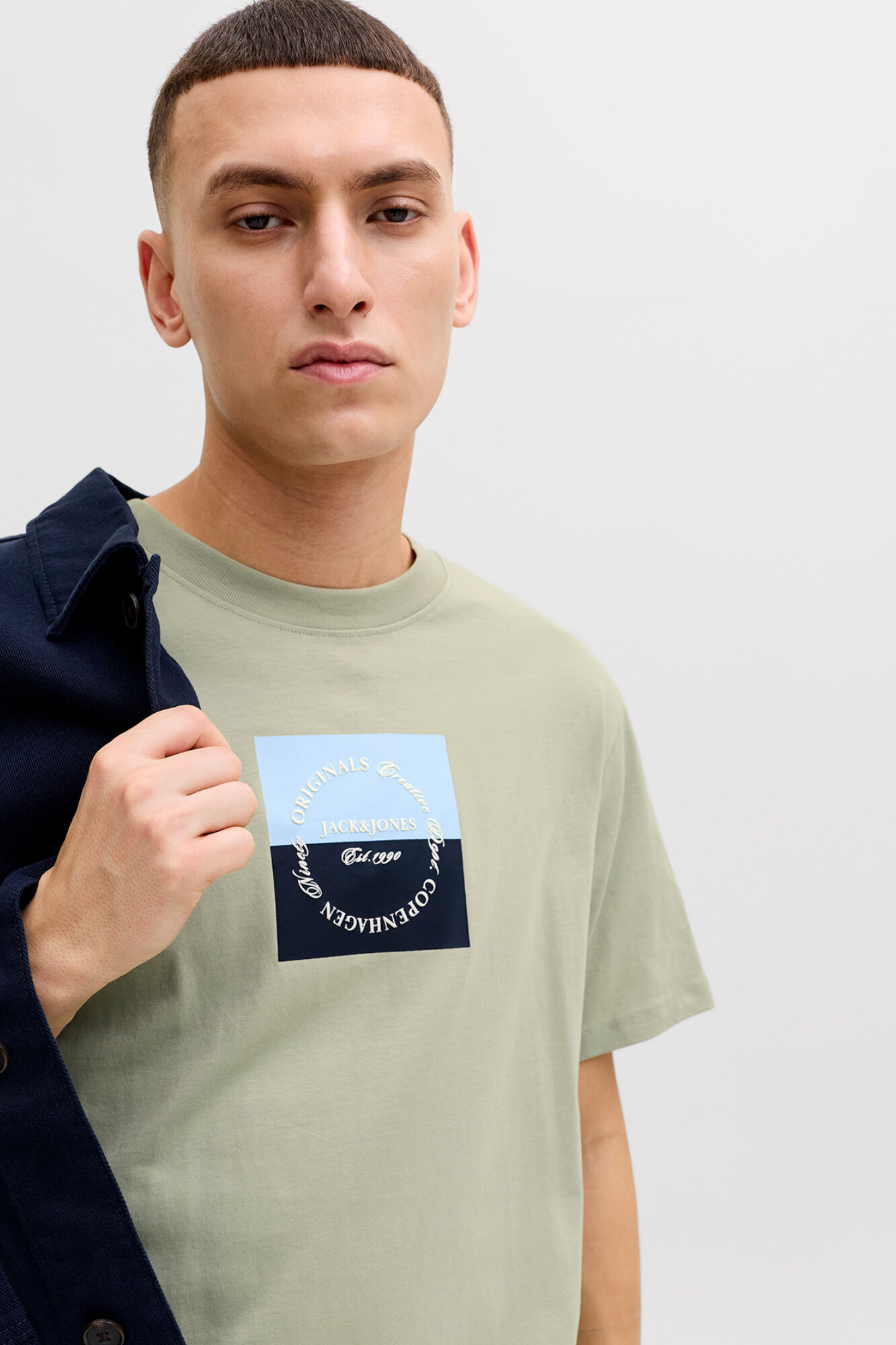 Jack & Jones Playera de manga corta estampada