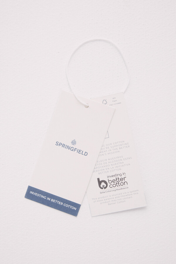 Springfield Bermuda smart comfort slim fit estampado