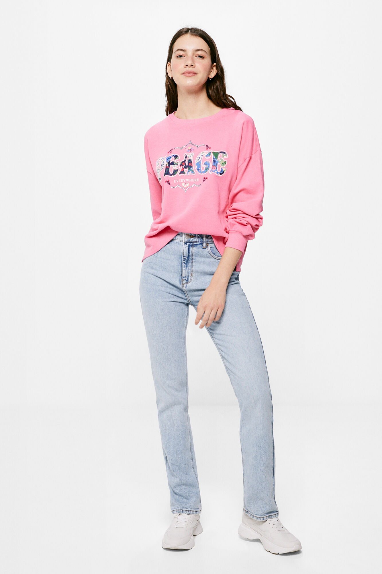 Springfield Sudadera "Peace" morado/lila