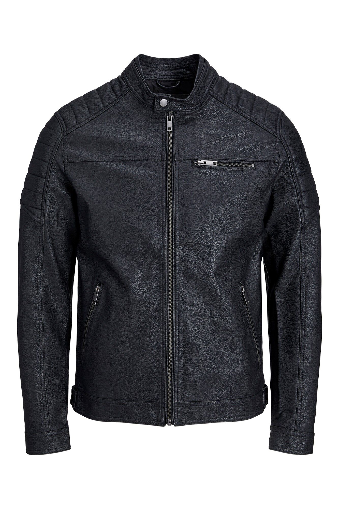 Jack & Jones Chamarra simil cuero amarillo