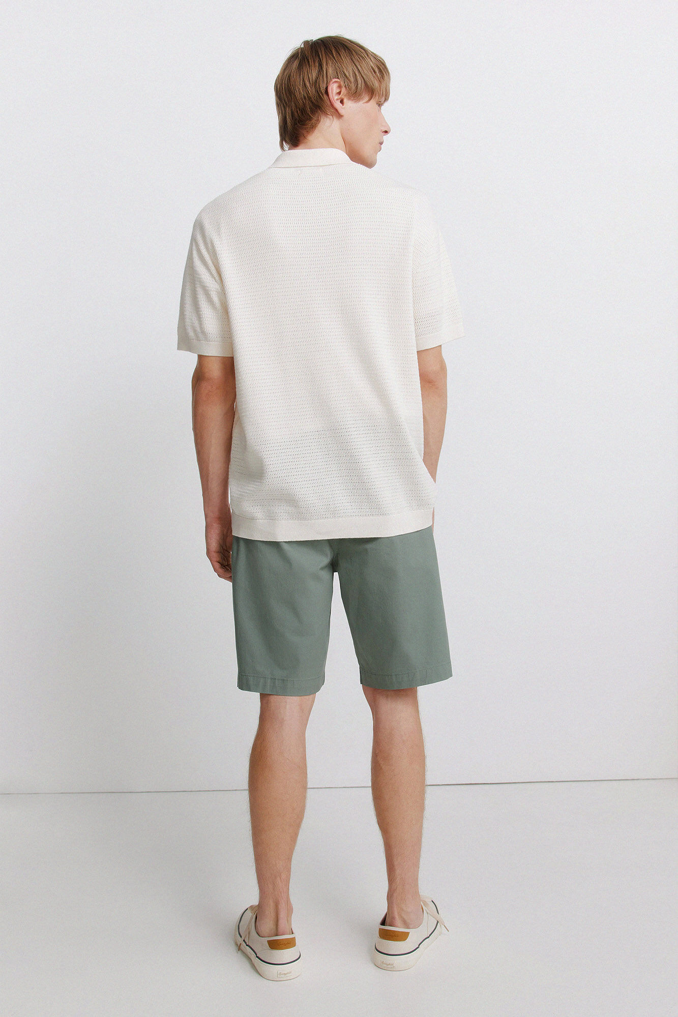 Springfield Bermudas color comfort fit verde