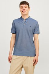 Jack & Jones Polo slim fit cuello mao azul