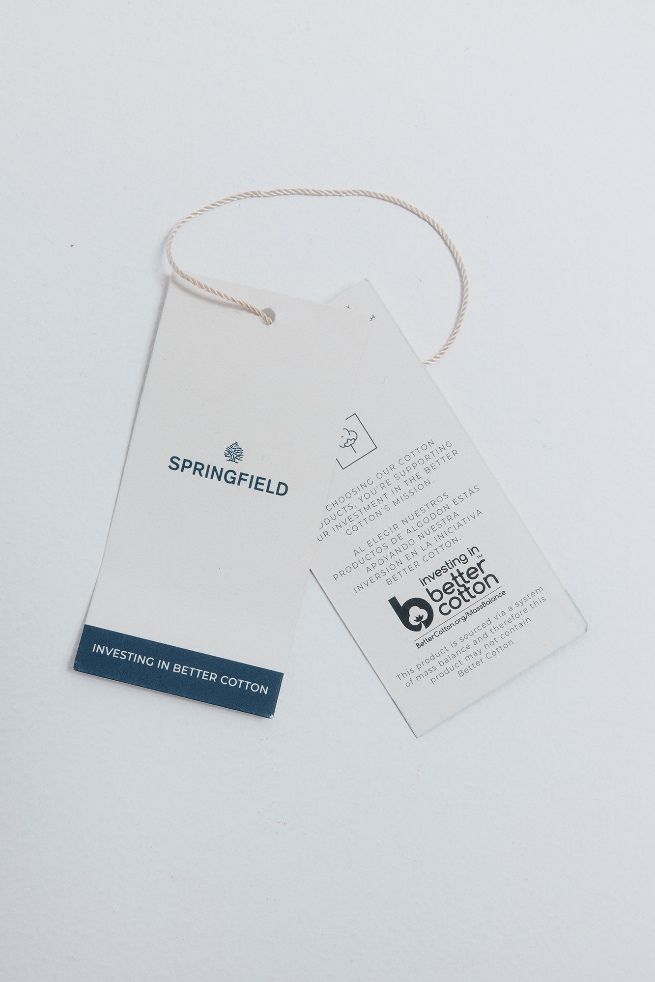 Springfield Camisa detalles bordados natural