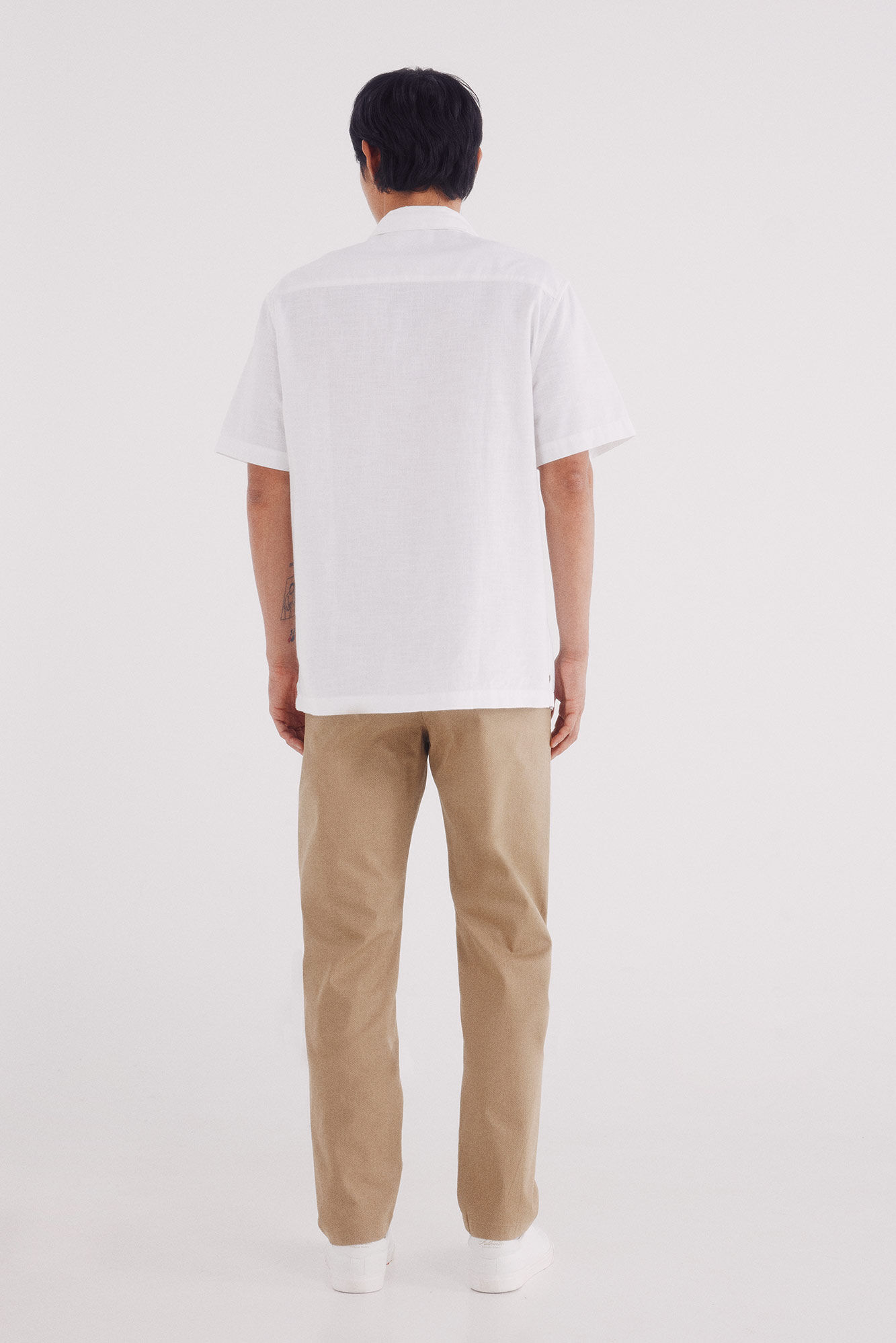 Springfield Pantal&oacute;n chino microestampado slim fit beige
