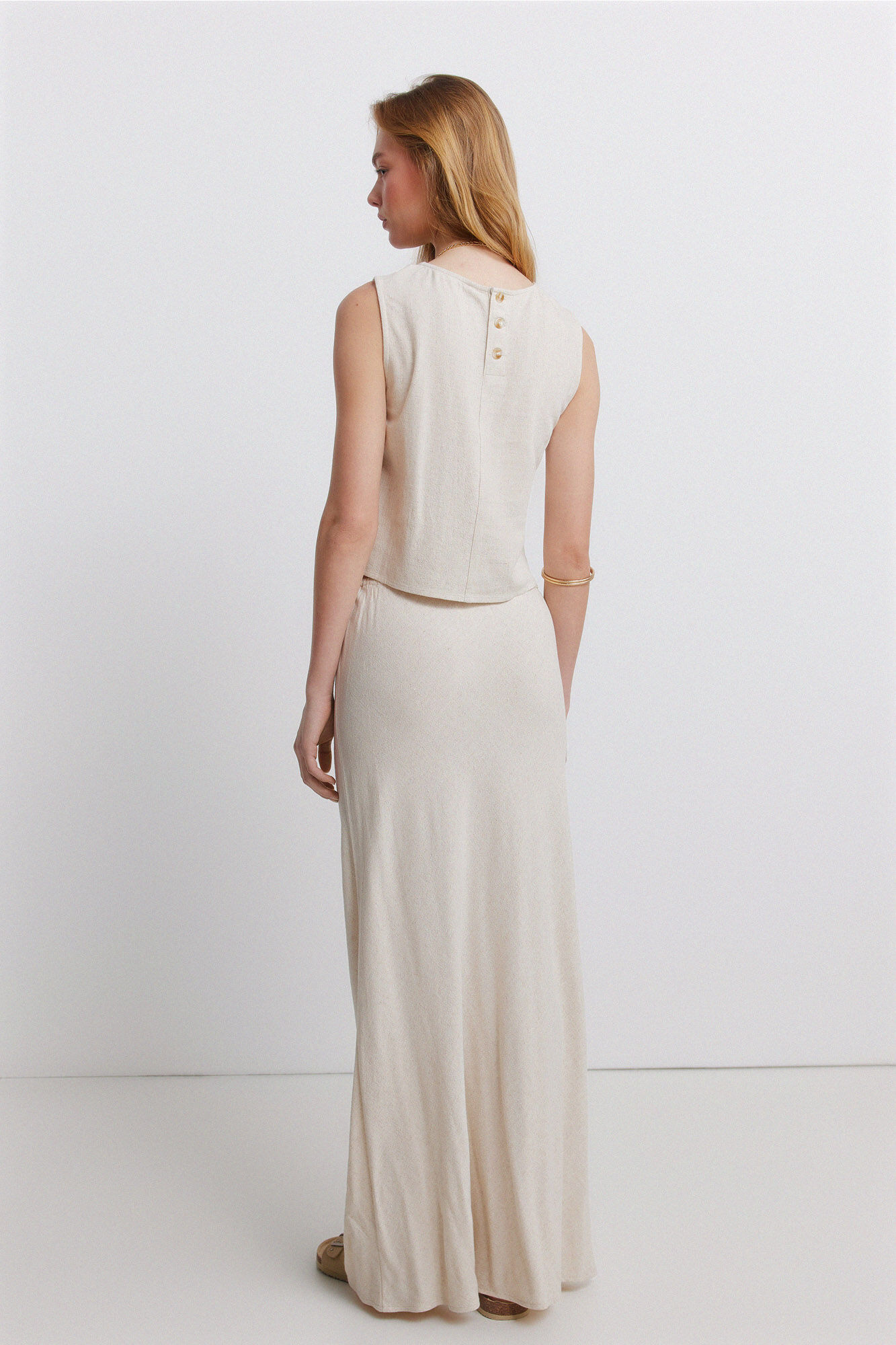 Springfield Falda midi caf&eacute;