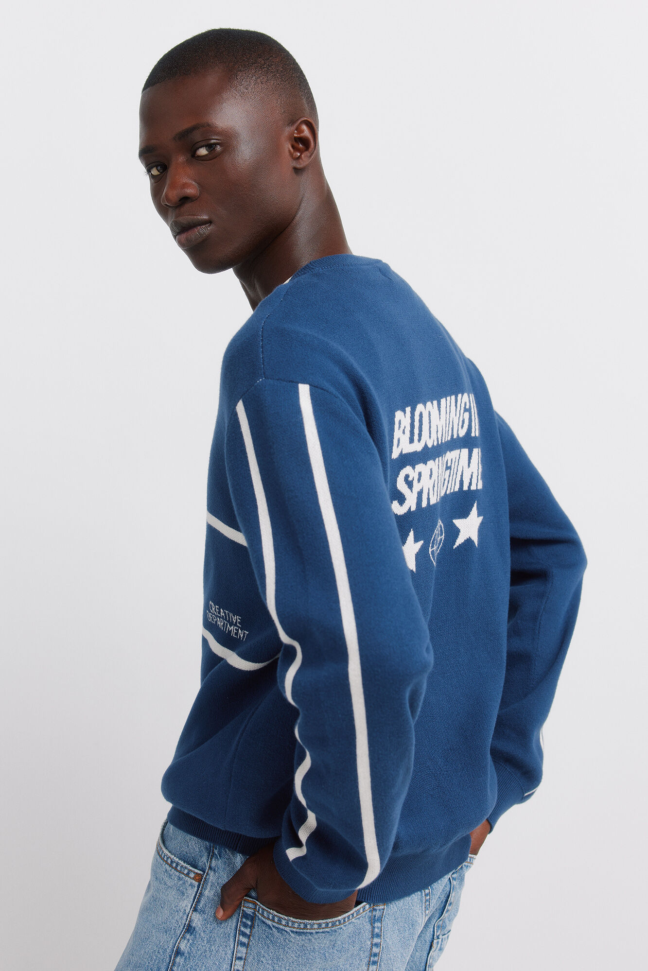 Springfield Su&eacute;ter jacquard mensaje