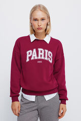 Springfield Sudadera "París" púrpura