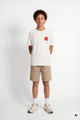 Springfield Kids Bermuda Tencel para ni&ntilde;o beige