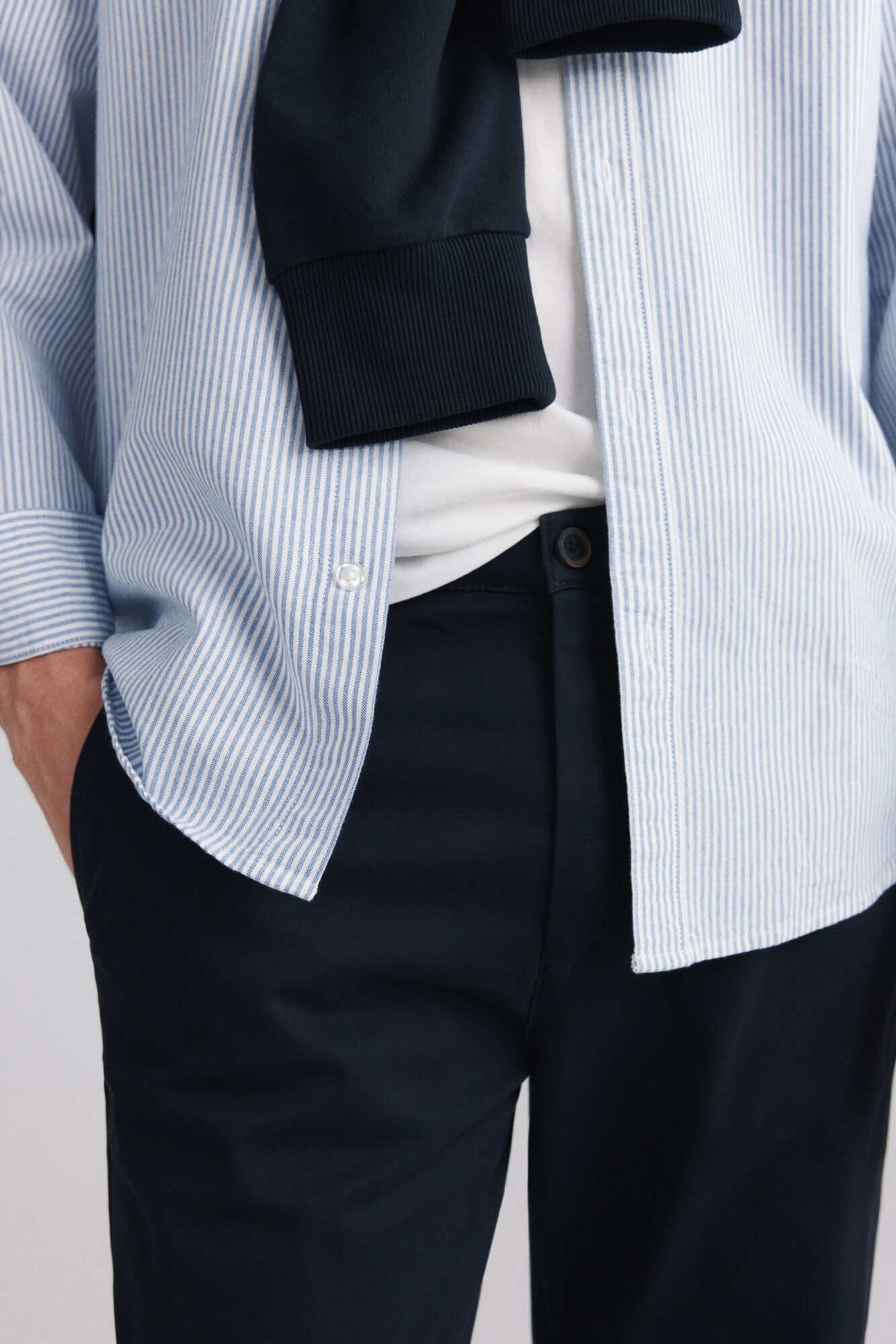 Springfield Pantal&oacute;n chino slim fit azul