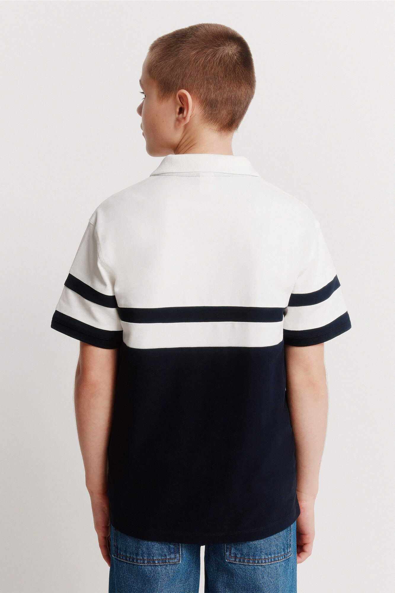 Springfield Kids Polo a rayas para ni&ntilde;o marino