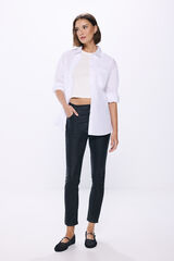 Springfield Pantalón push up encerado negro
