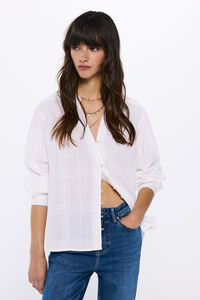 Springfield Blusa estructura lace estampado