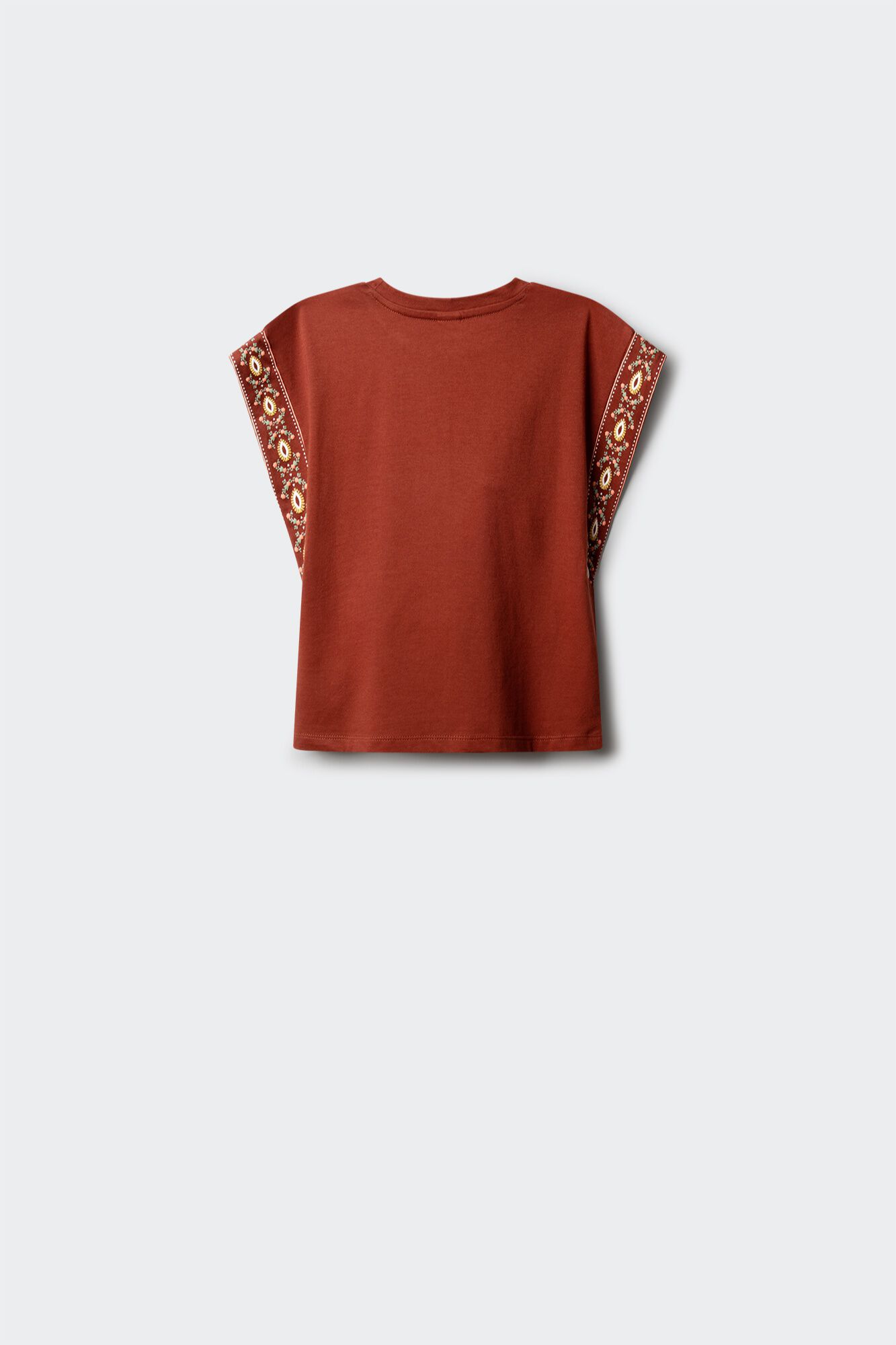 Springfield Kids Playera "Llegar&eacute; tarde, pero llegar&eacute; guapa" naranja
