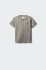 Springfield Polo cuello mao oxford niño verde