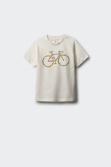 Springfield Playera Bici etnica niño marfil