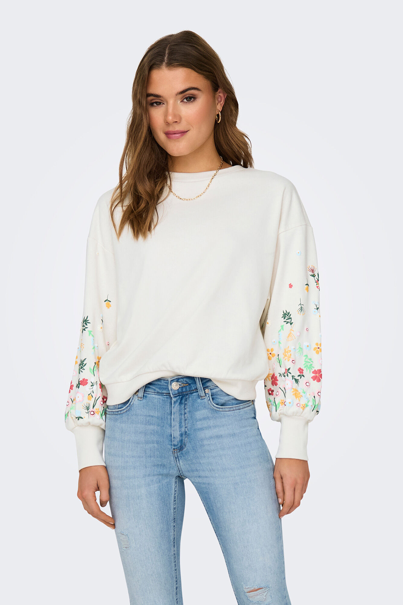 Only Sudadera de cuello redondo