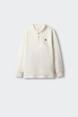 Springfield Kids Polo manga larga b&aacute;sico ni&ntilde;o natural