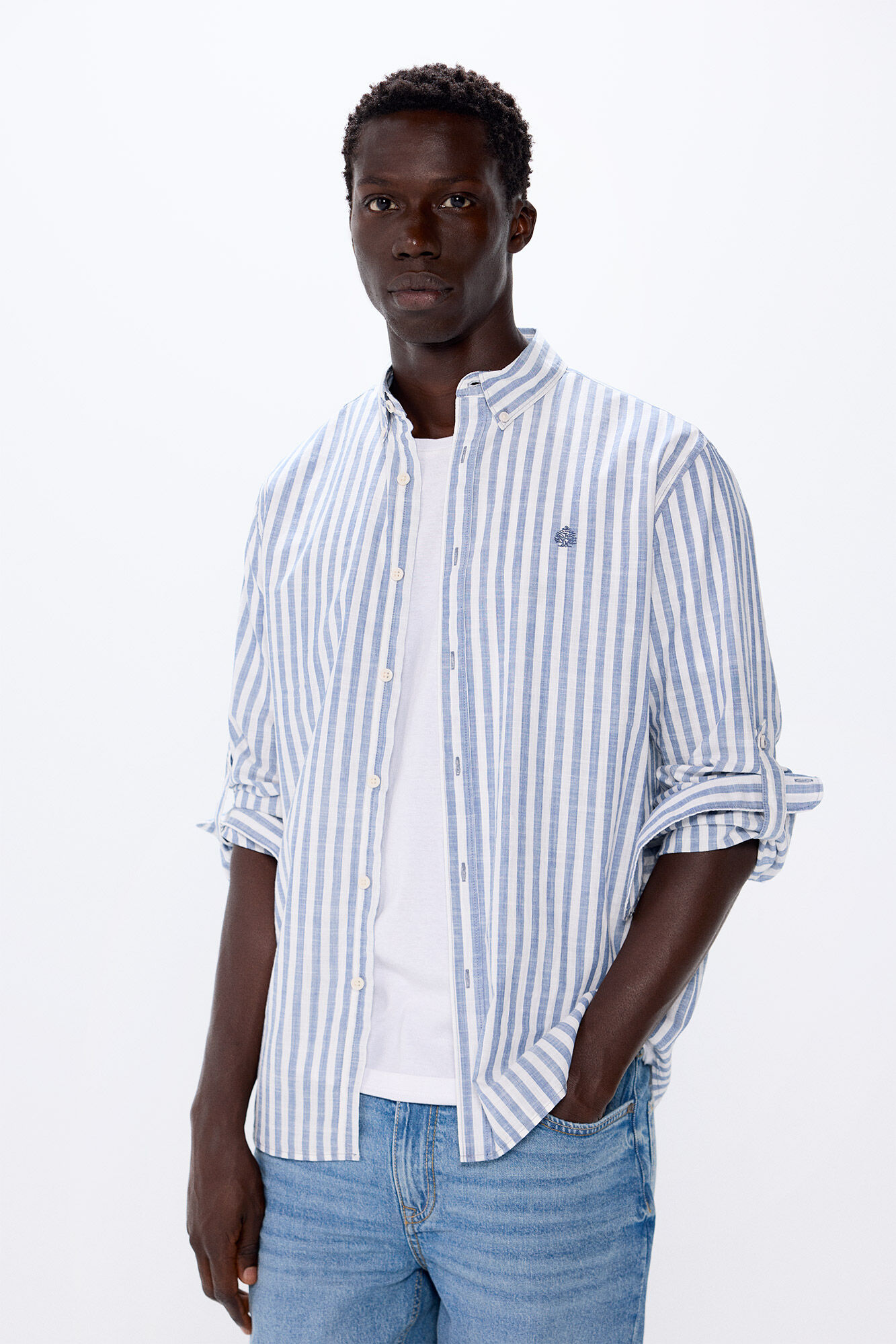 Camisas de hombre de rayas on sale