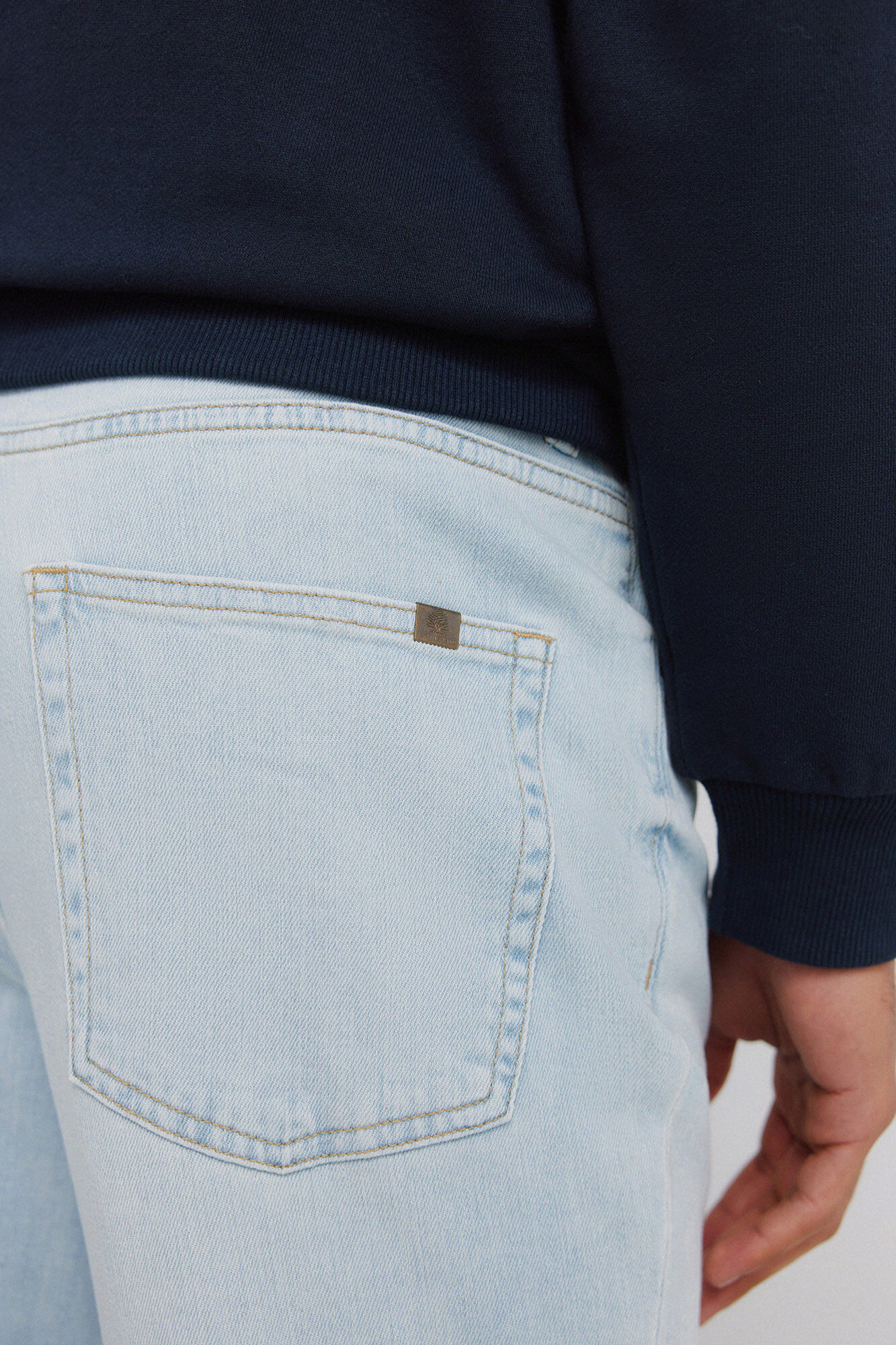 Springfield Jeans ultraligero lavado claro slim fit azul indigo