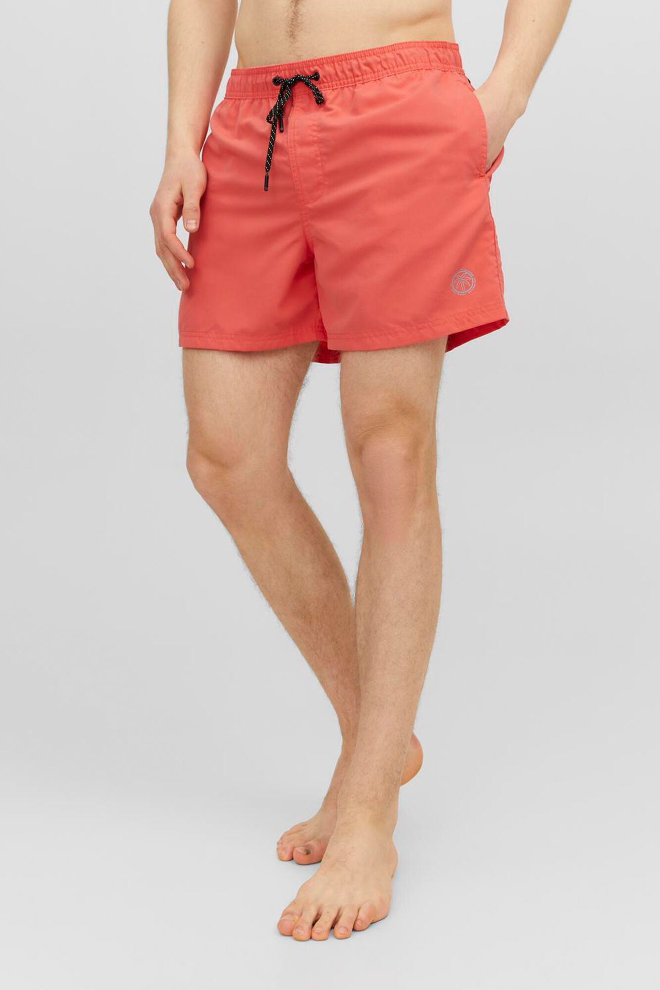 Jack & Jones Short de ba&ntilde;o corto rosa