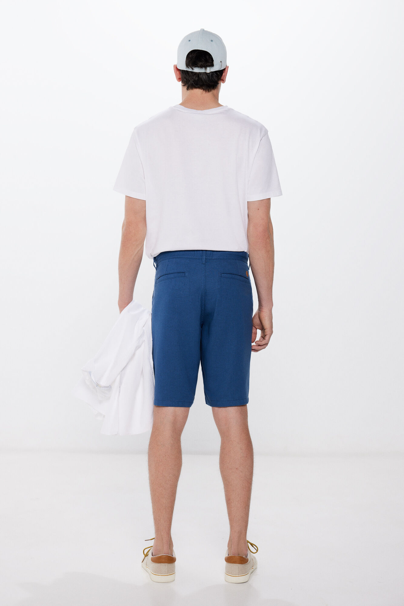 Springfield Bermuda color comfort fit azul