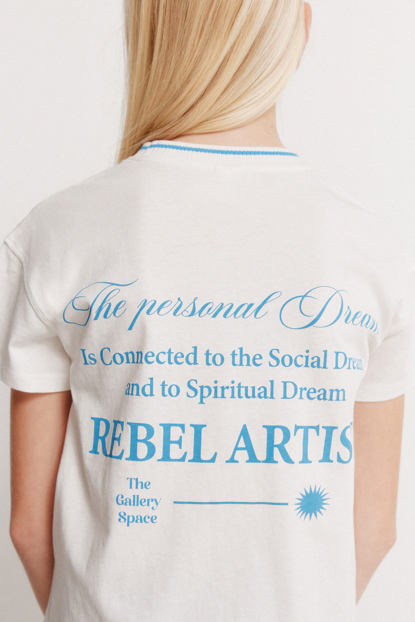 Springfield Kids Playera manga corta rebel para ni&ntilde;a marfil