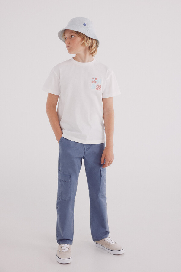 Springfield Kids Playera Culture Alternative niño marfil