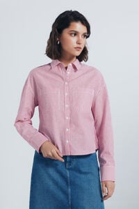 Springfield Camisa cropped rayas 
