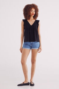 Springfield Shorts Mom  azul