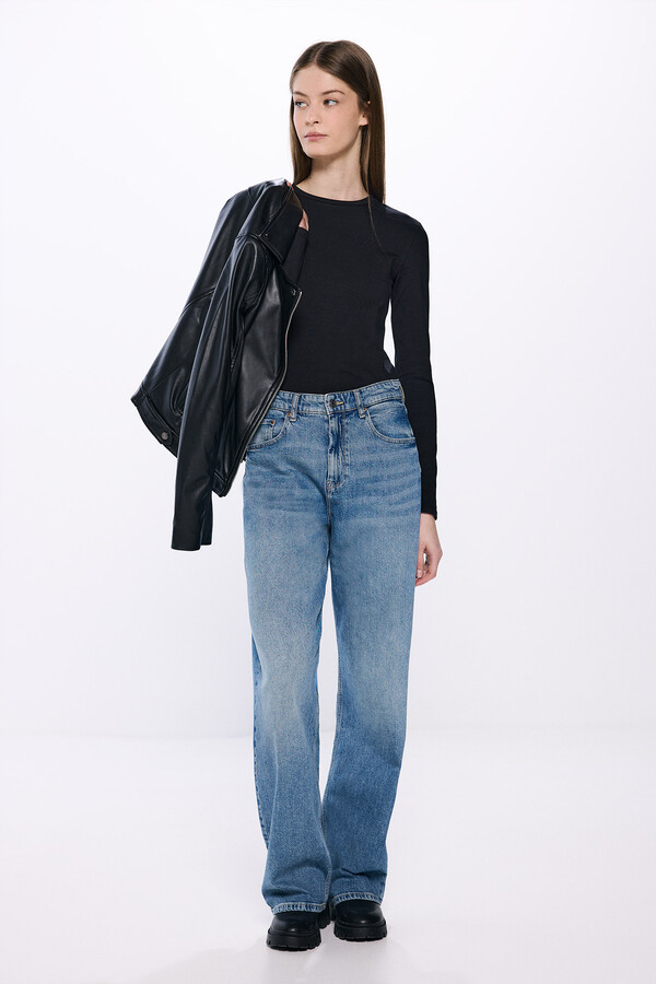 Springfield Playera entallada algodón  negro