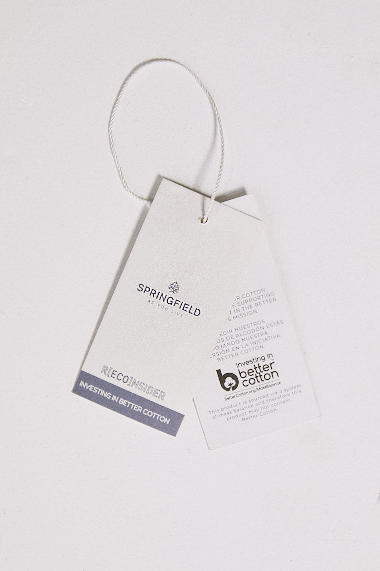 Springfield Vestido Midi Punto Rayas verde