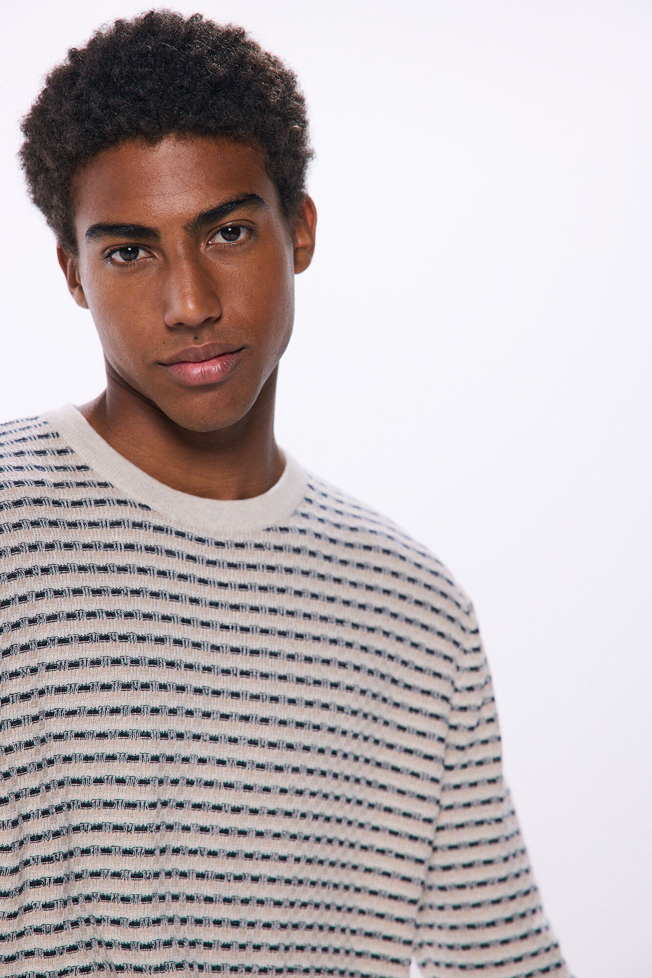 Springfield Su&eacute;ter estructura bicolor azul