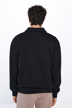 Springfield Sudadera polo interlock negro
