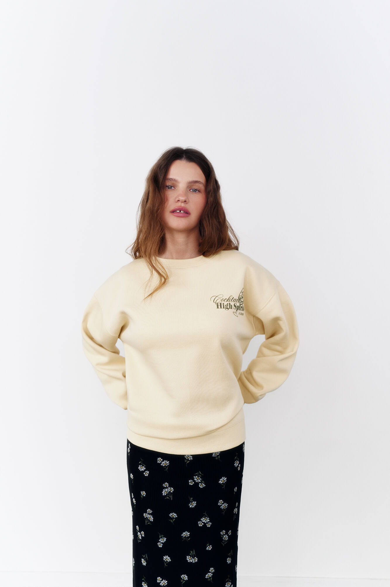 High Spirits Sudadera "Spritz" amarillo