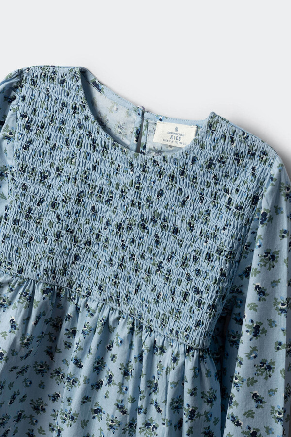Springfield Kids Blusa manga larga niña azul
