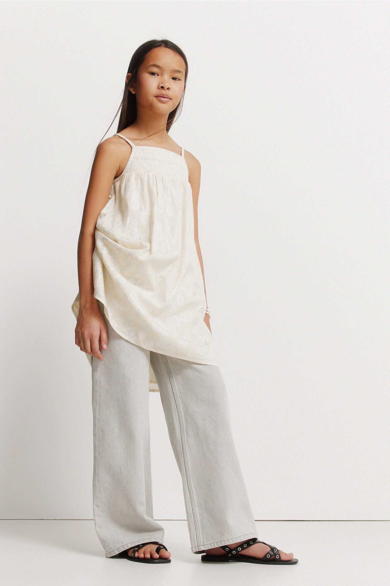 Springfield Kids Vestido para ni&ntilde;a de lurex estampado