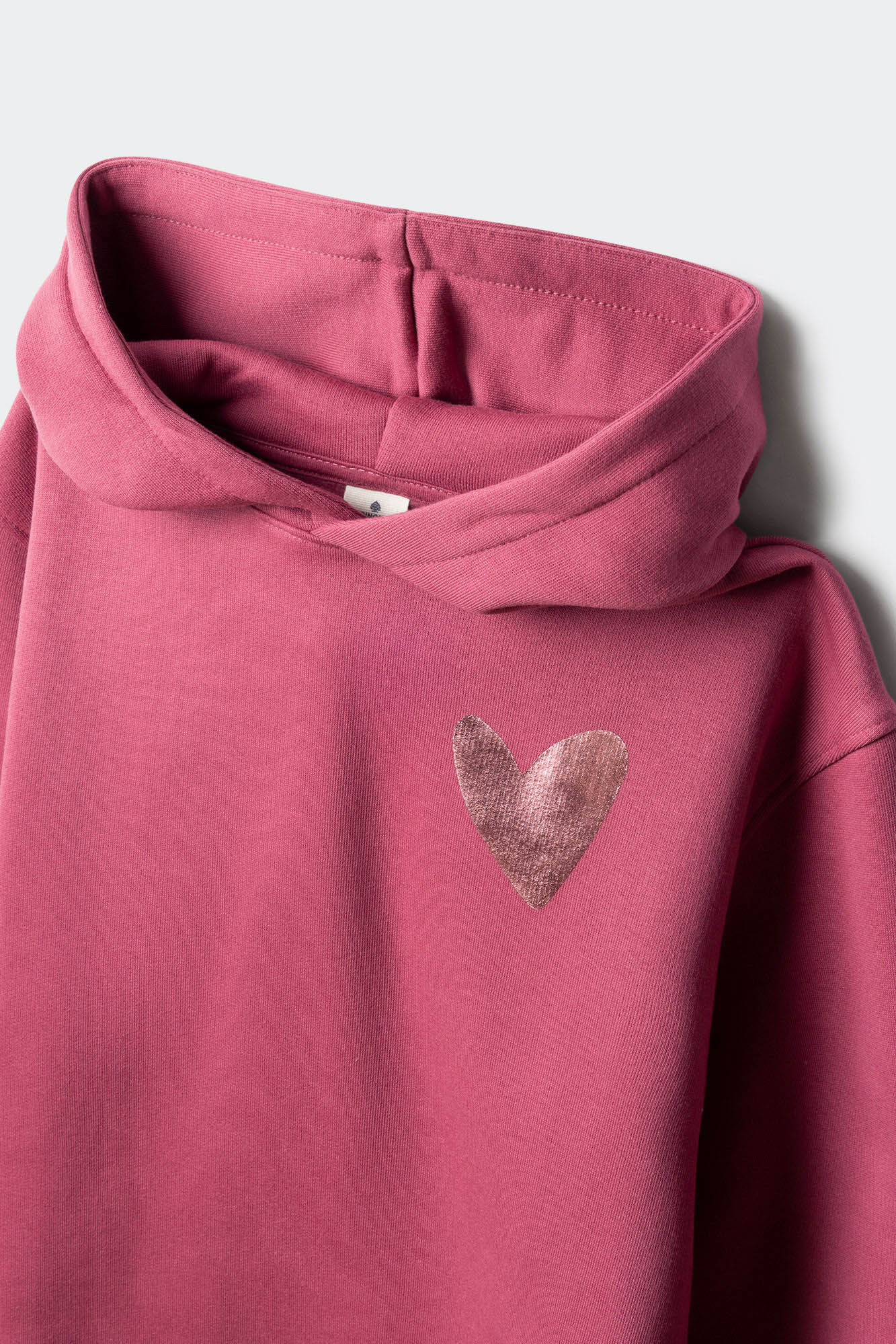 Springfield Kids Sudadera ni&ntilde;a GOOD MOOD. rosa